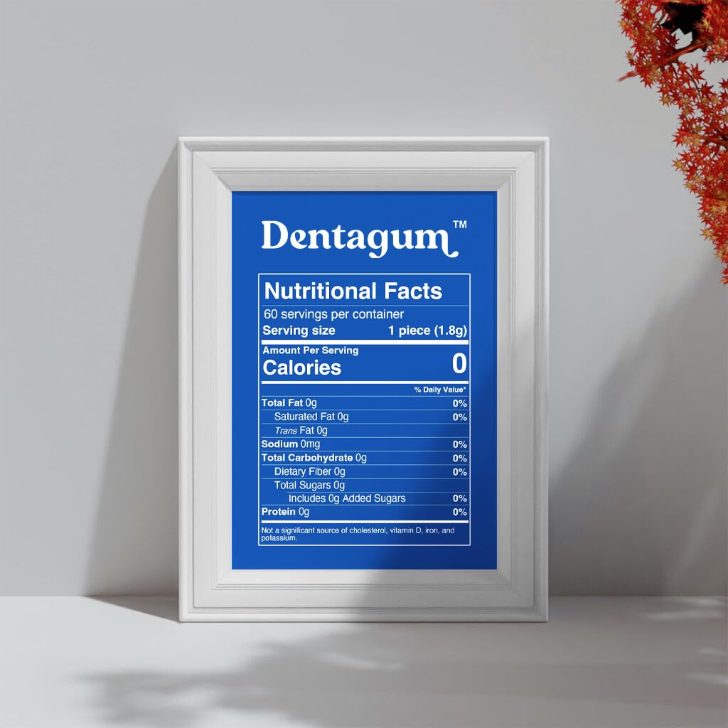 Dentagum Remineralizing Gum with Nano-Hydroxyapatite & Xylitol – SugarFree, 60 Pieces