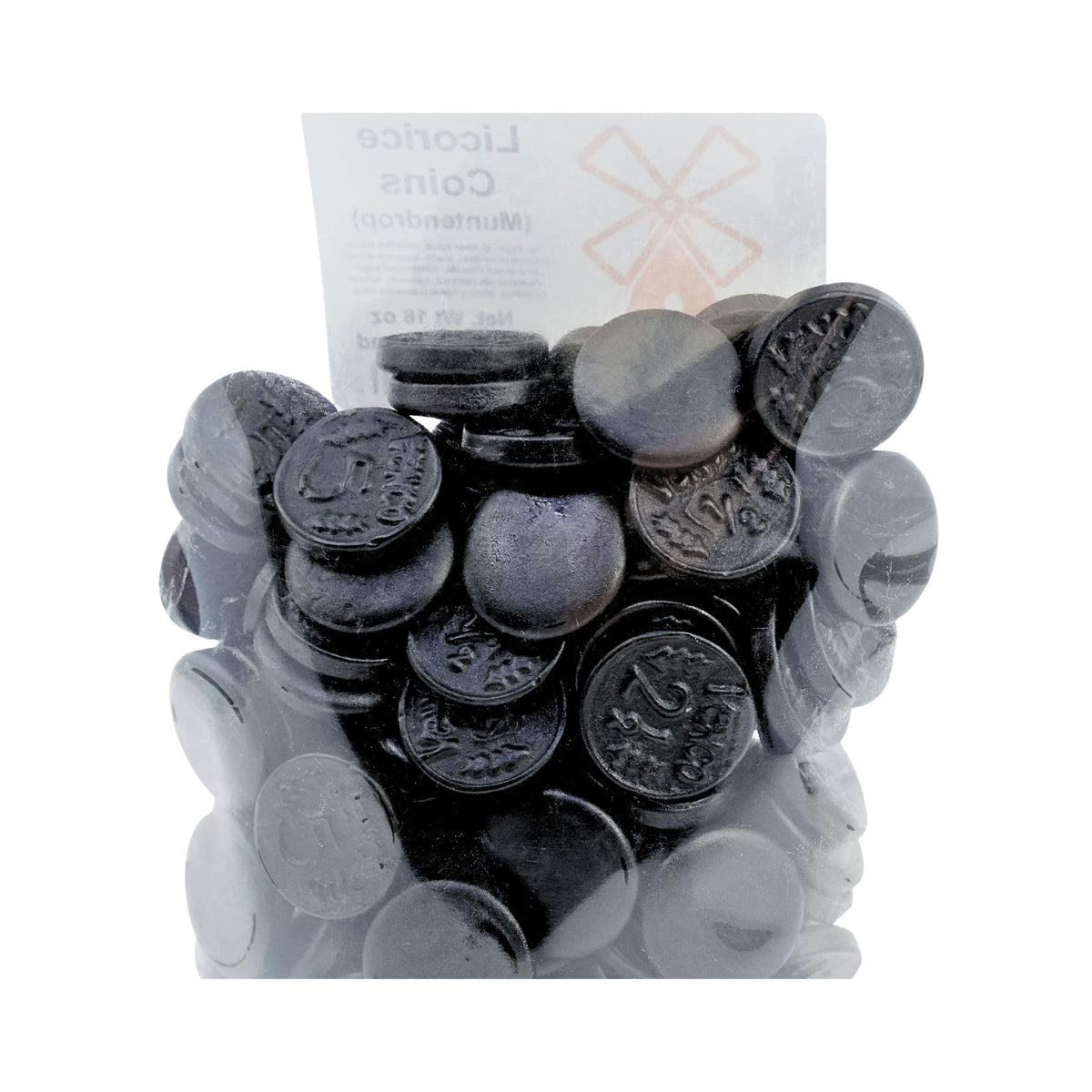 DEREUZE deReuze Black Licorice Candy – Authentic Dutch Coins, 2 x 1 lb Bulk Bags