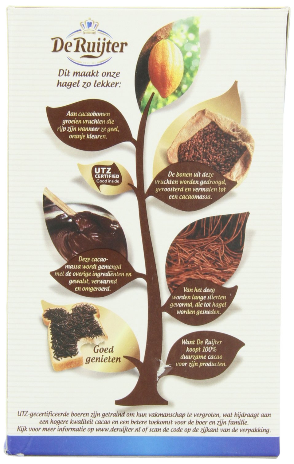 Deruyter Chocoadehagel Melk Milk Chocolate Sprinkles – 14 oz x 3 Boxes | De Ruijter