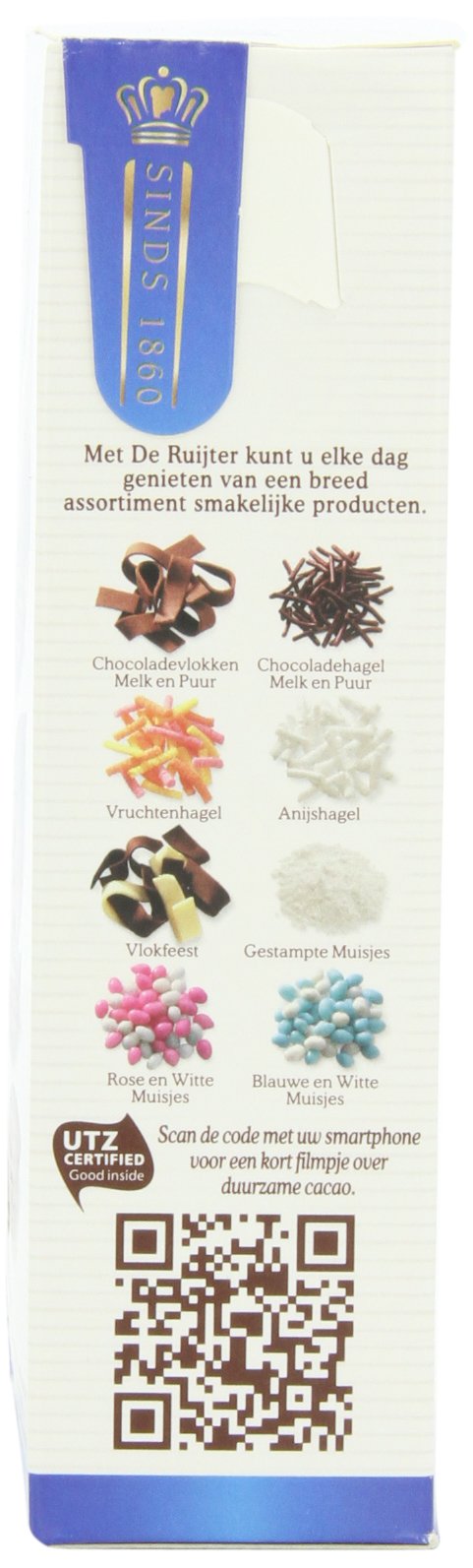 Deruyter Chocoadehagel Melk Milk Chocolate Sprinkles – 14 oz x 3 Boxes | De Ruijter