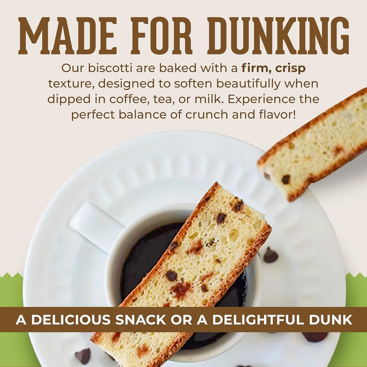 Dijas Natural Food Cranberry Orange Biscotti – Preservative-Free, 35 Calorie Snack