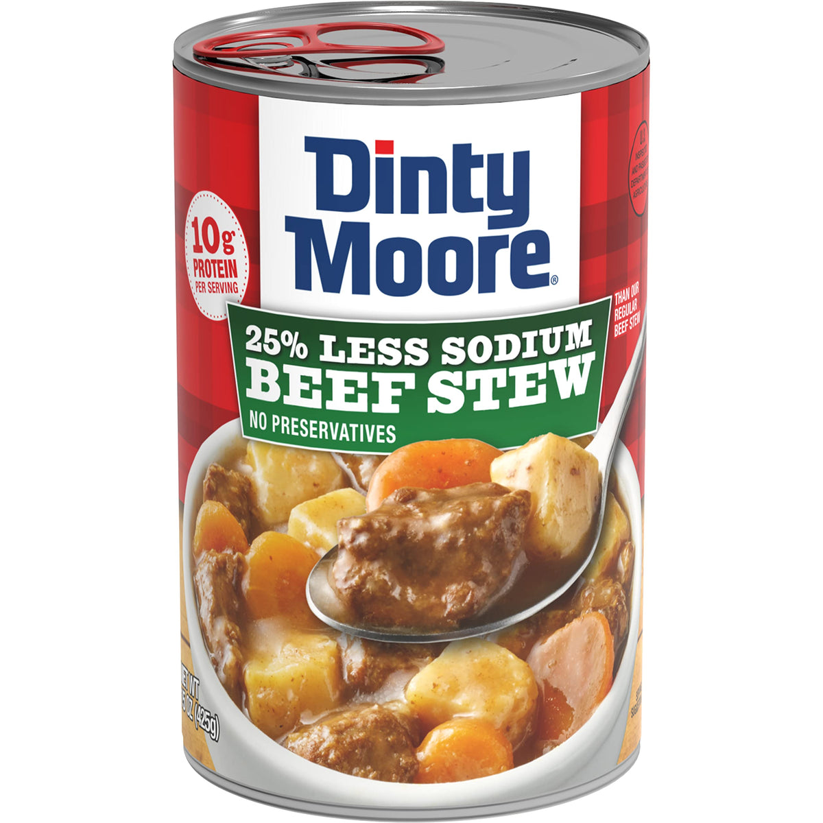 DINTY MOORE Beef Stew 25% Less Sodium – 12-Pack, 15 oz Cans