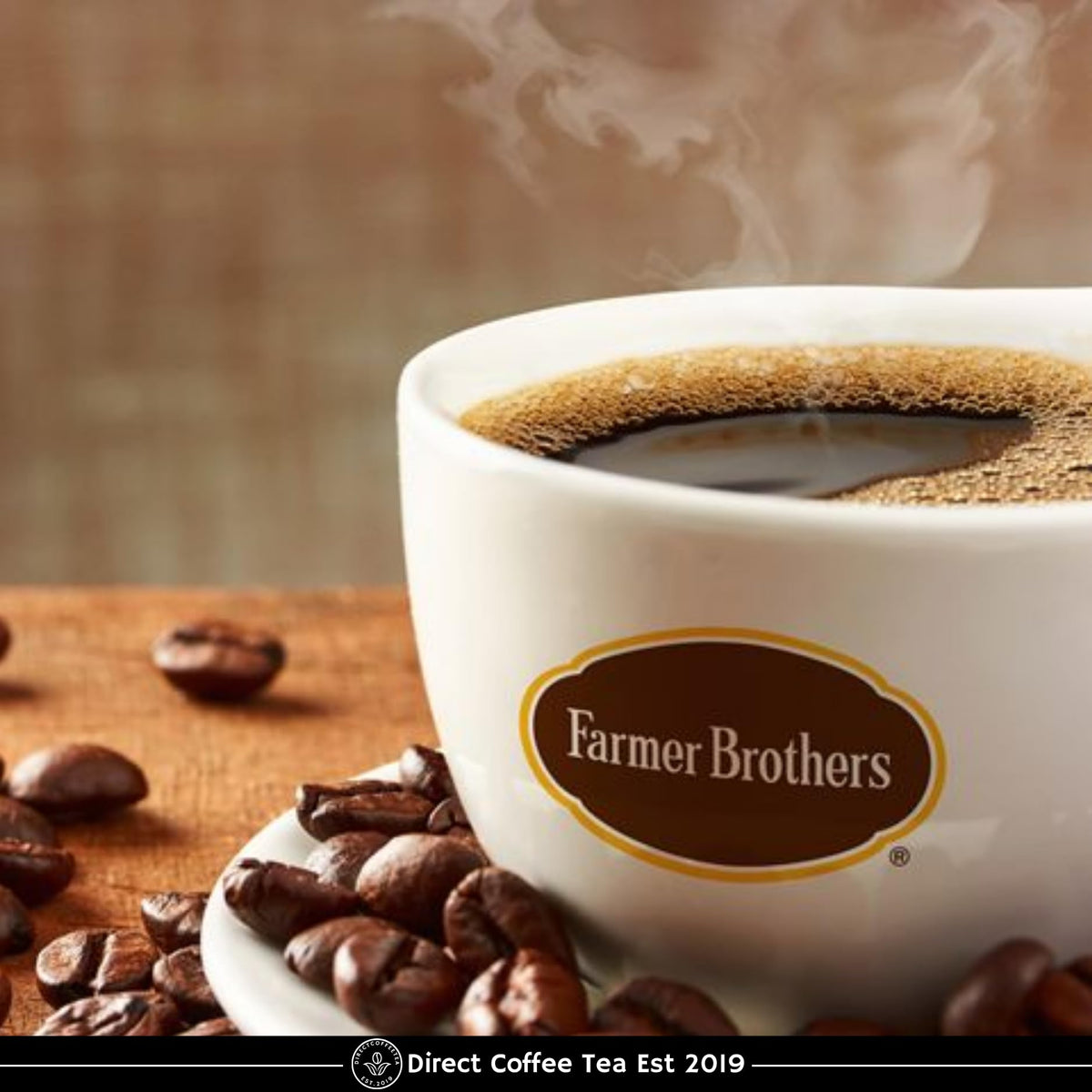 Farmer Bros Premium Blend 100% Arabica Whole Bean Coffee – 5 lb, Medium Roast