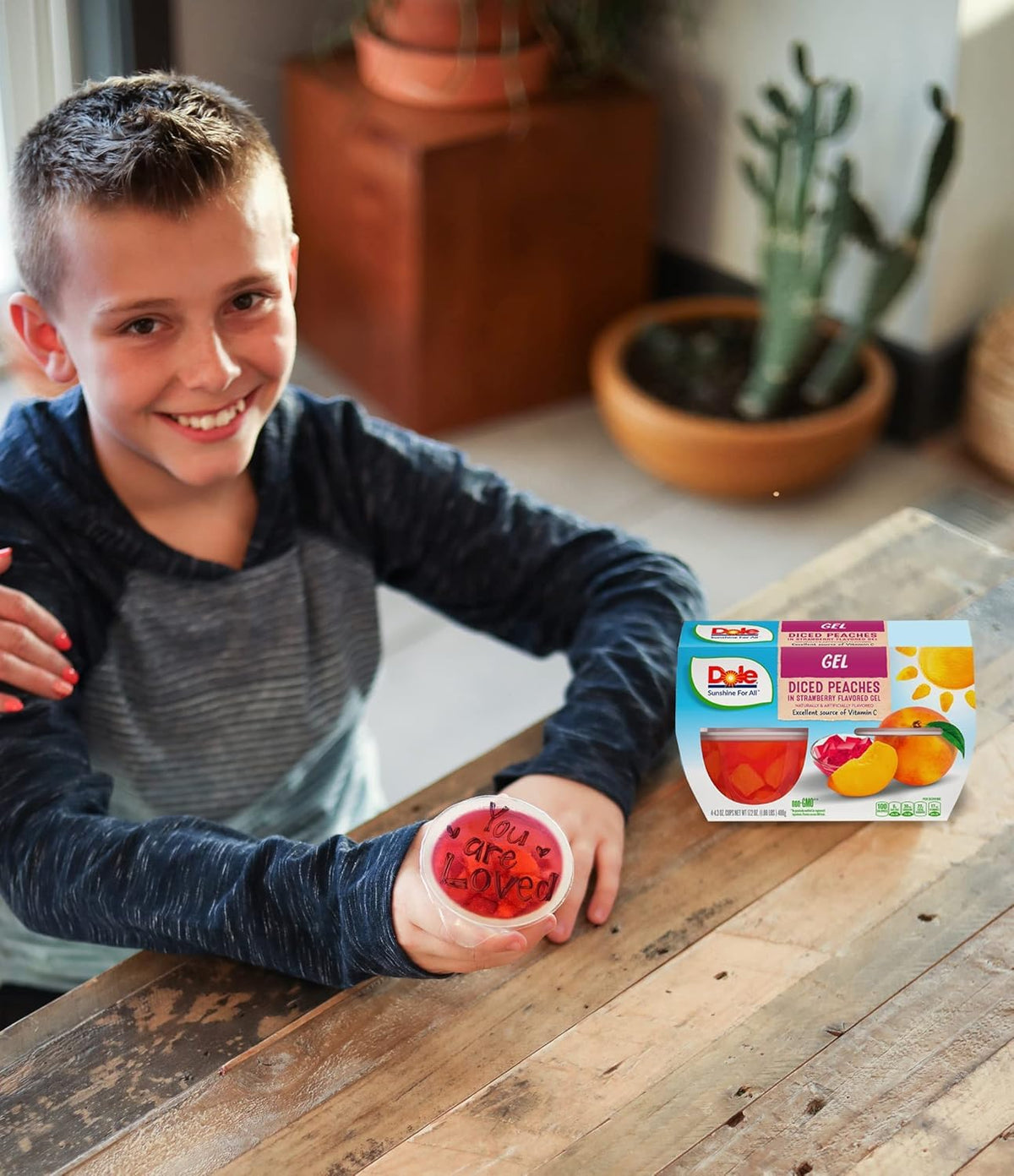 Dole Fruit Bowls Peaches in Strawberry Gel Cups – Gluten Free, Dairy Free, 4.3oz, 36 Ct