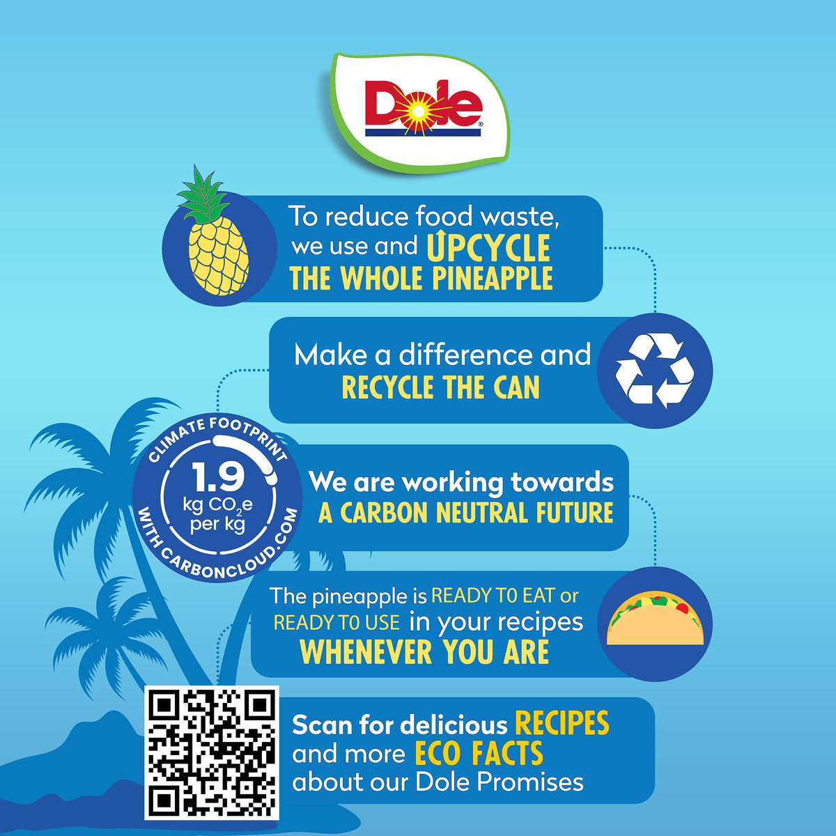 DOLE Crushed Pineapple in 100% Pineapple Juice – Gluten Free, No Added Sugar, 20 oz Can (12 Pack) – Packaging May Vary