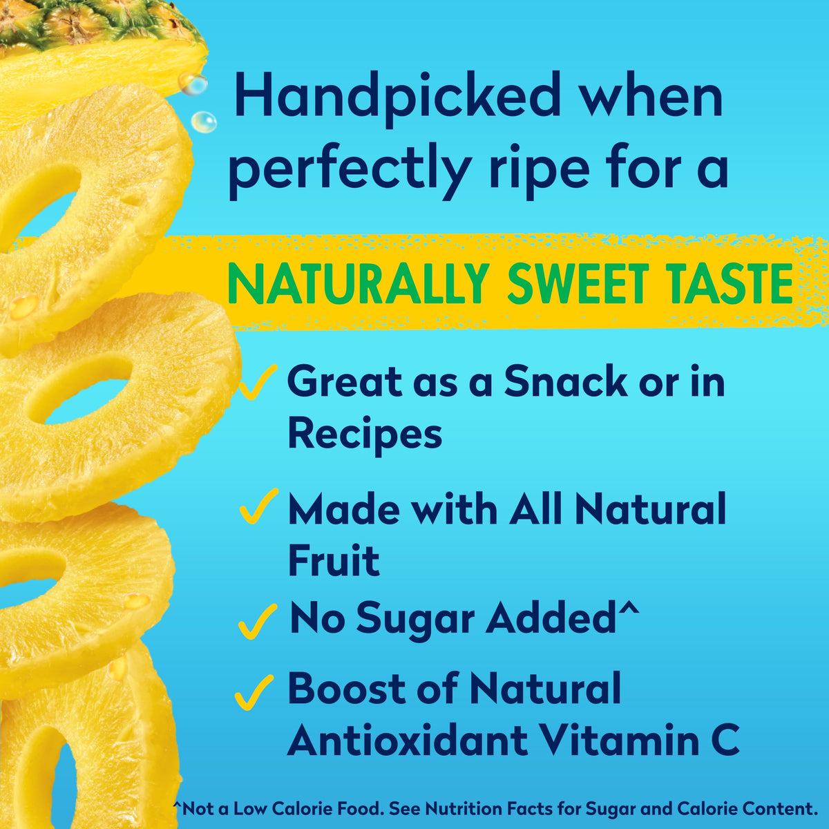 Dole Pineapple Slices in 100% Pineapple Juice, No Added Sugar — 20 oz Cans, 12 Pack