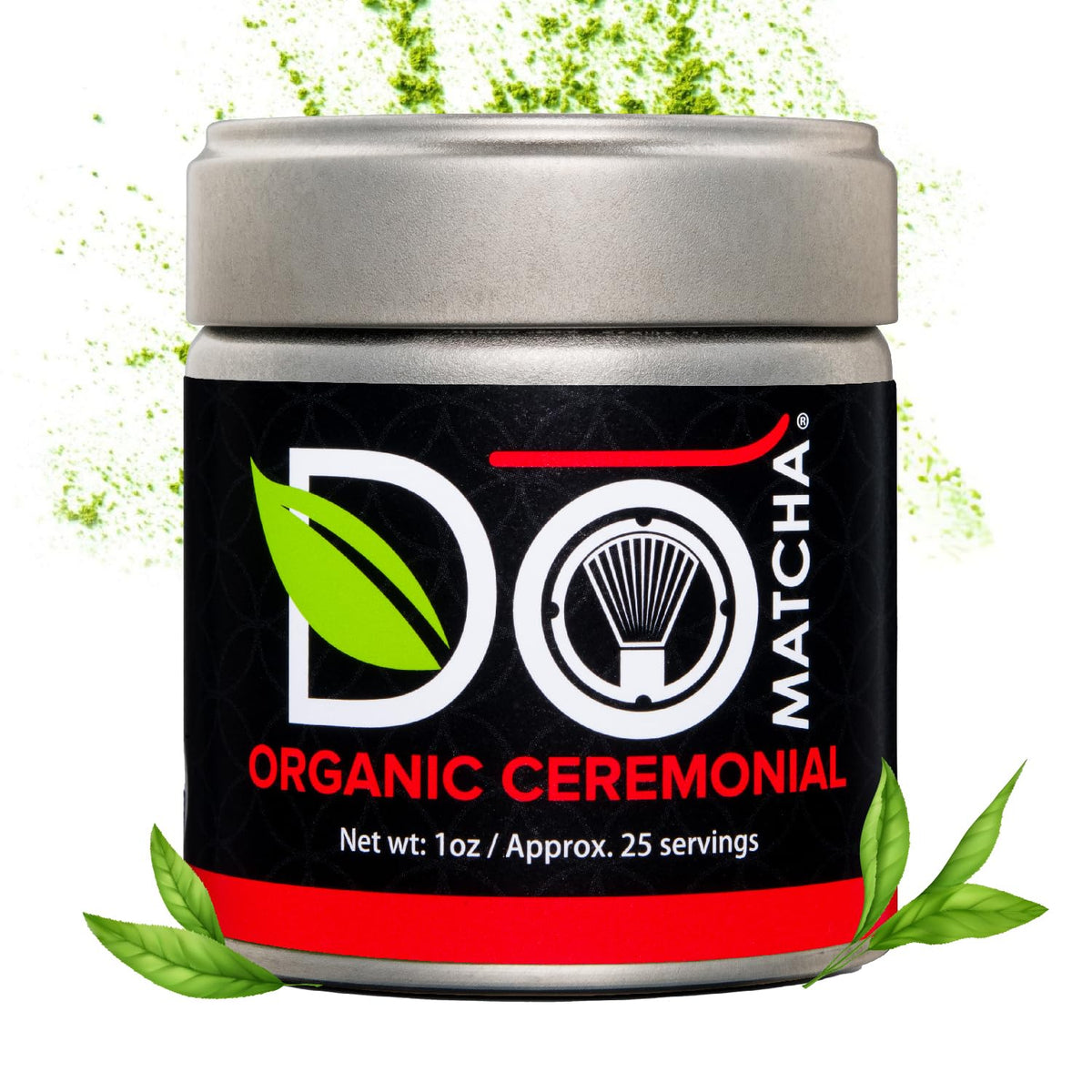 DoMatcha Organic Ceremonial Matcha Powder – Authentic Japanese Green Tea, 25 Servings (1 oz)