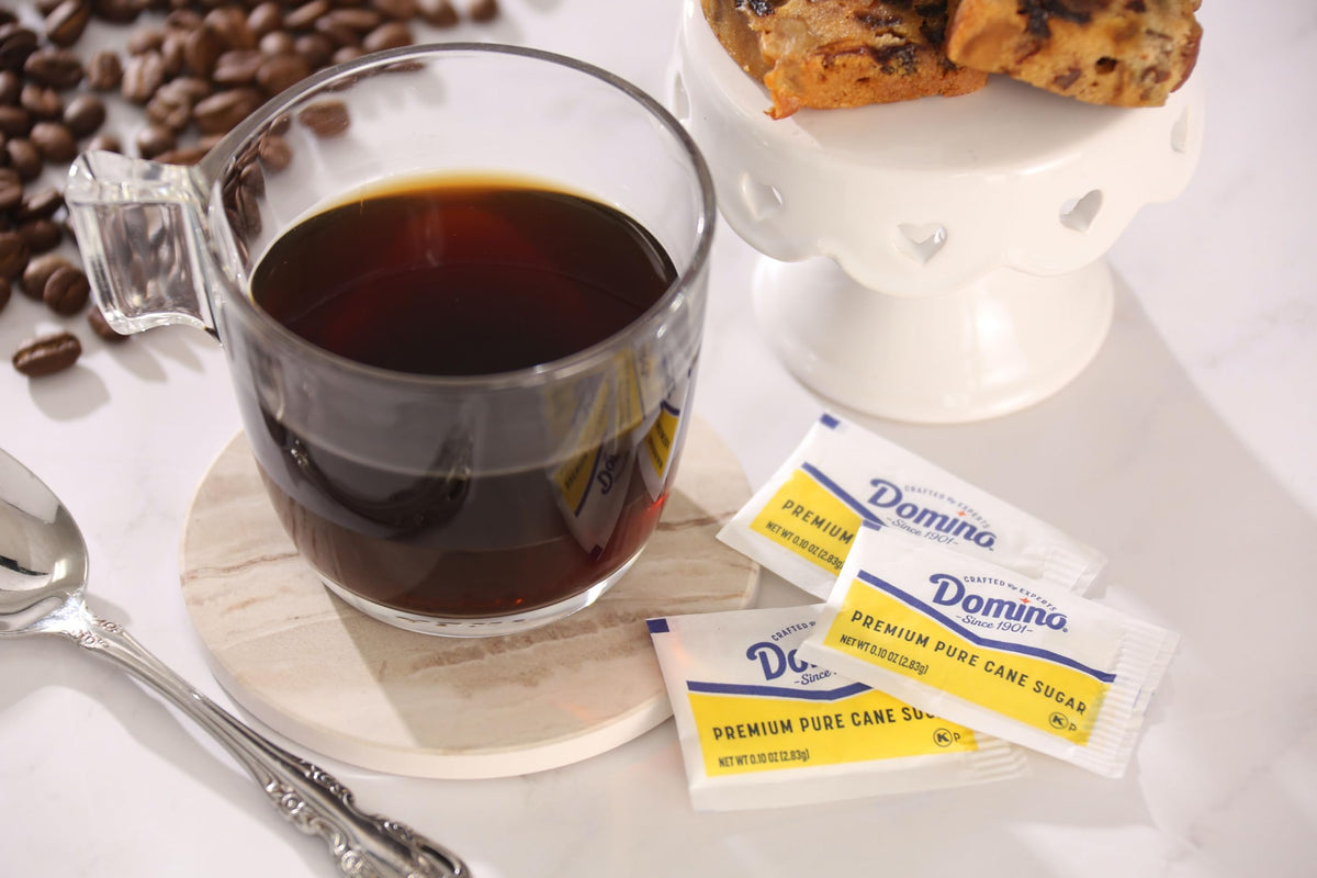 Domino Sugar Packets – 400-Count Dispenser Box for Quick, Mess-Free Sweetening