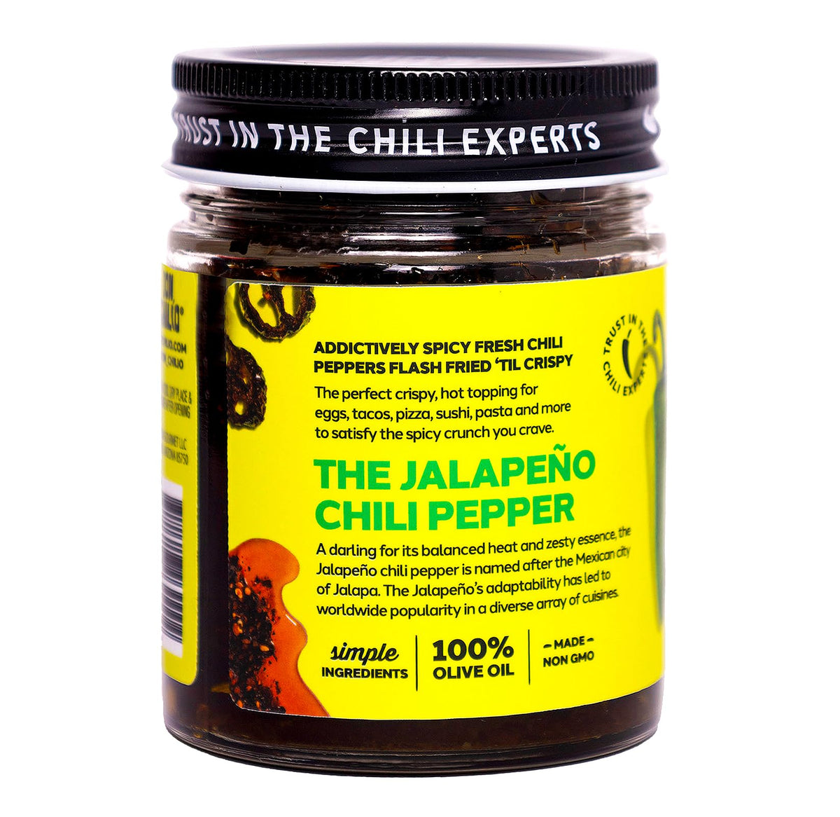 Don Chilio Mild Jalapeño Chile Crisp – 2 Pack (5 oz each) | Olive Oil-Based, Keto & Vegan