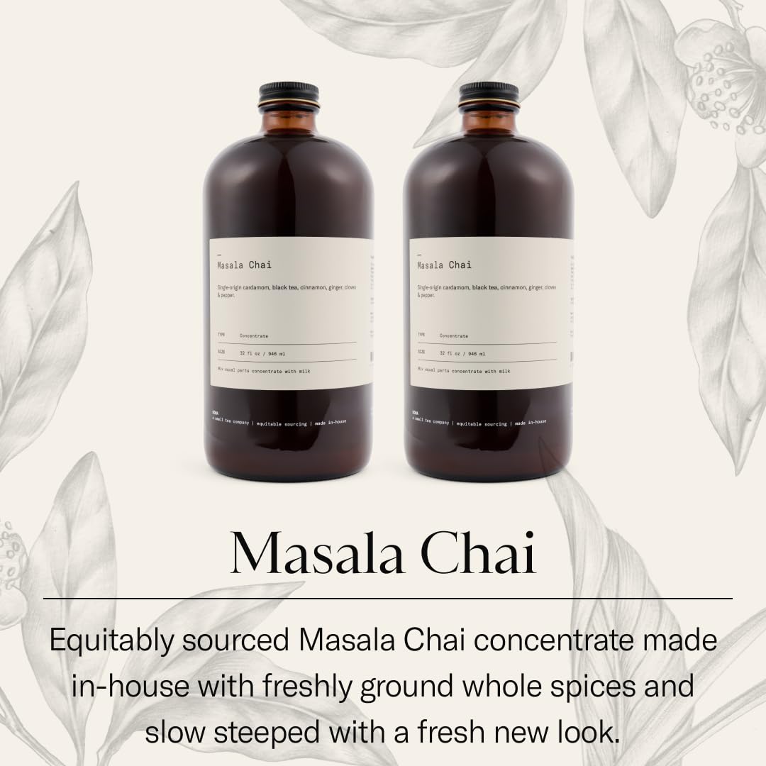DONA Original Masala Chai Concentrate — Small-Batch, 64 oz Pack (2 × 32 oz)