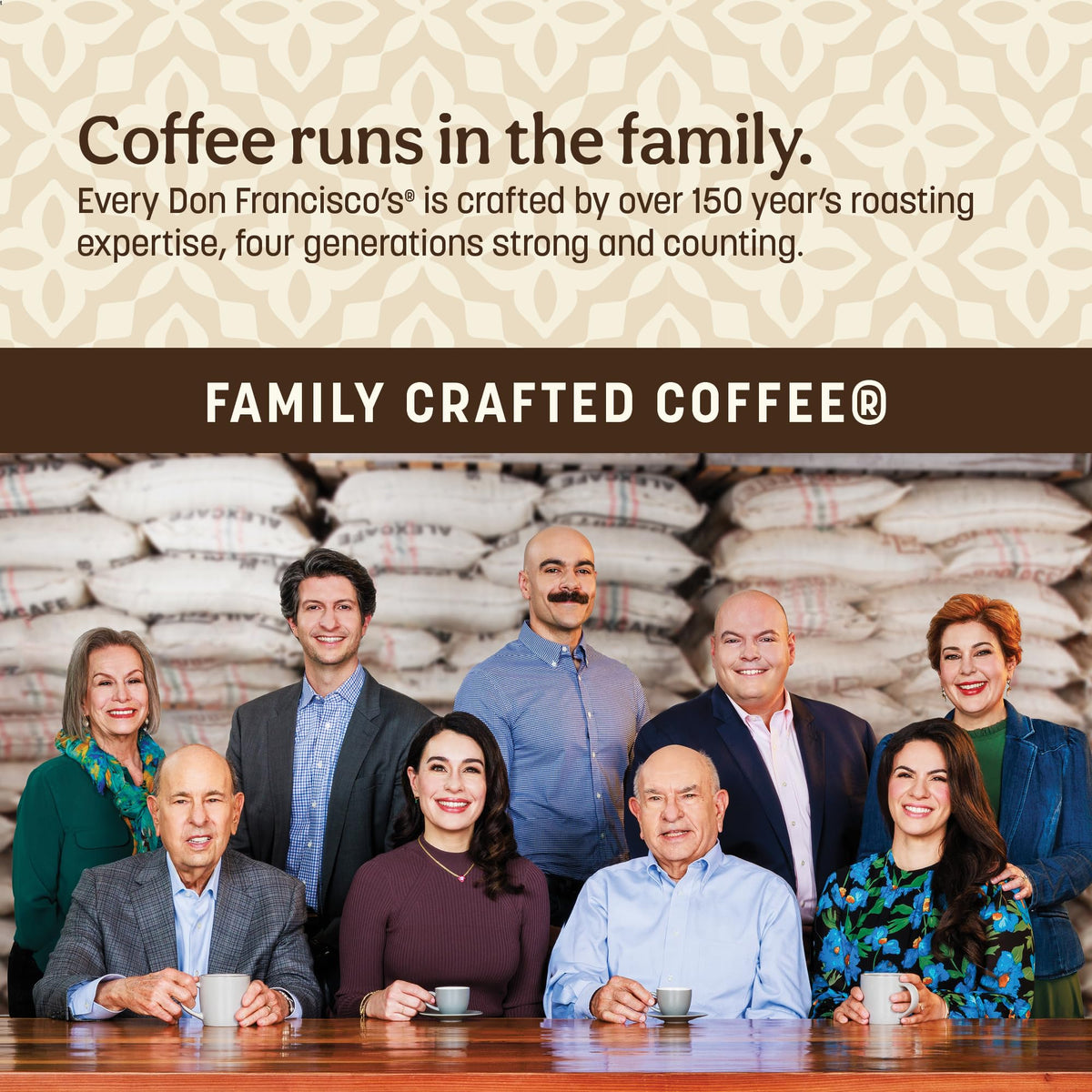 Don Francisco's Hawaiian Hazelnut Ground Coffee – 100% Arabica, Medium Roast, 3 x 10 oz Cans