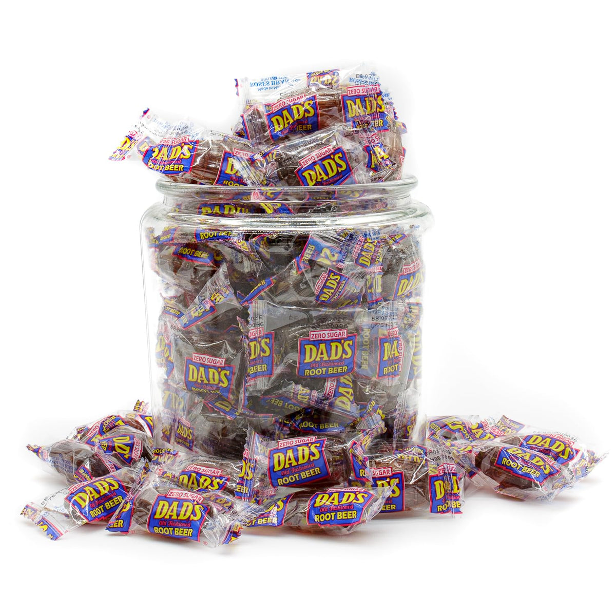 Donty-Tonty Dad's Root Beer Barrels Sugar Free 2 lb – Original Flavor, Bulk Candies