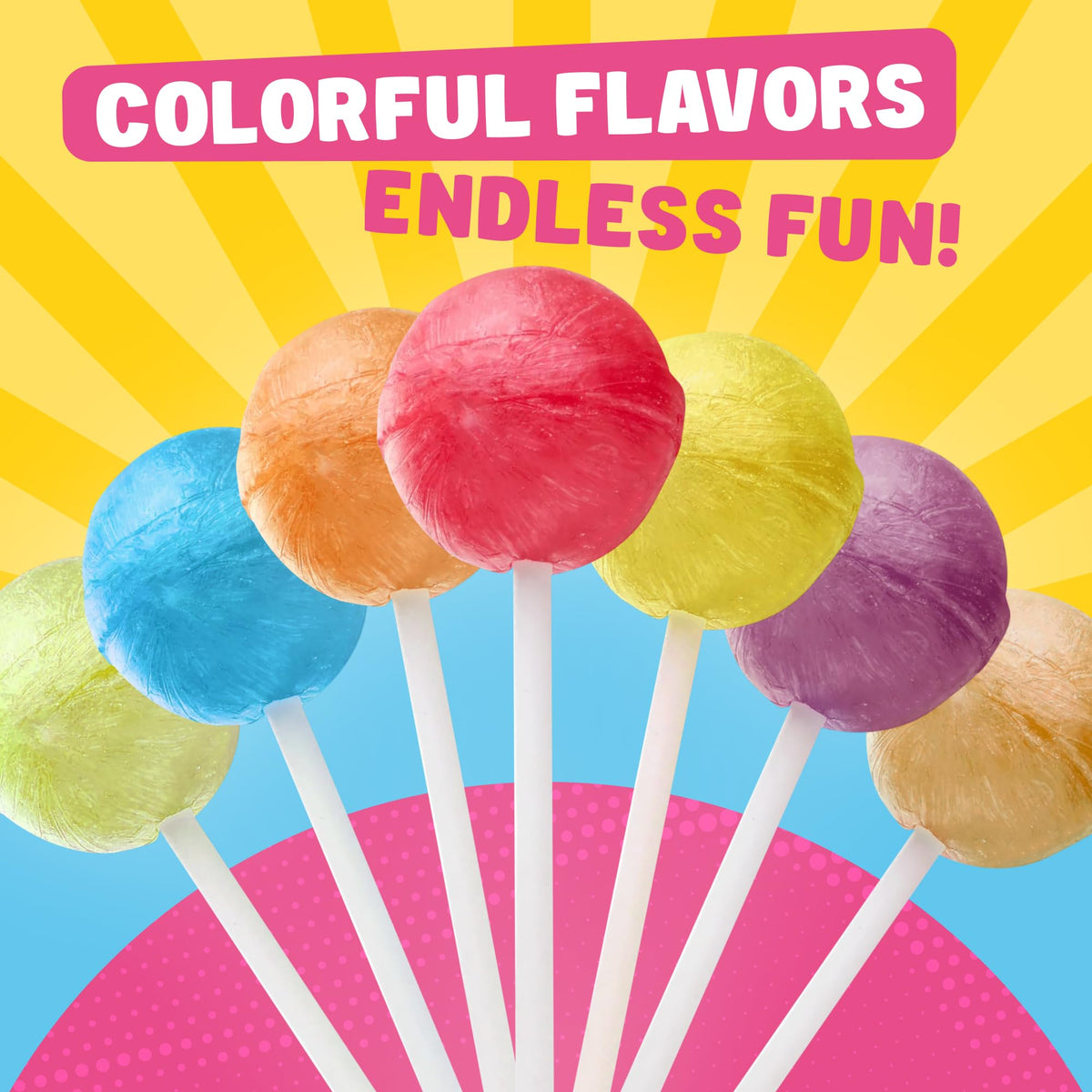 Donty-Tonty Lollipops Bulk 3 lb – 186 Individually Wrapped, Gluten Free