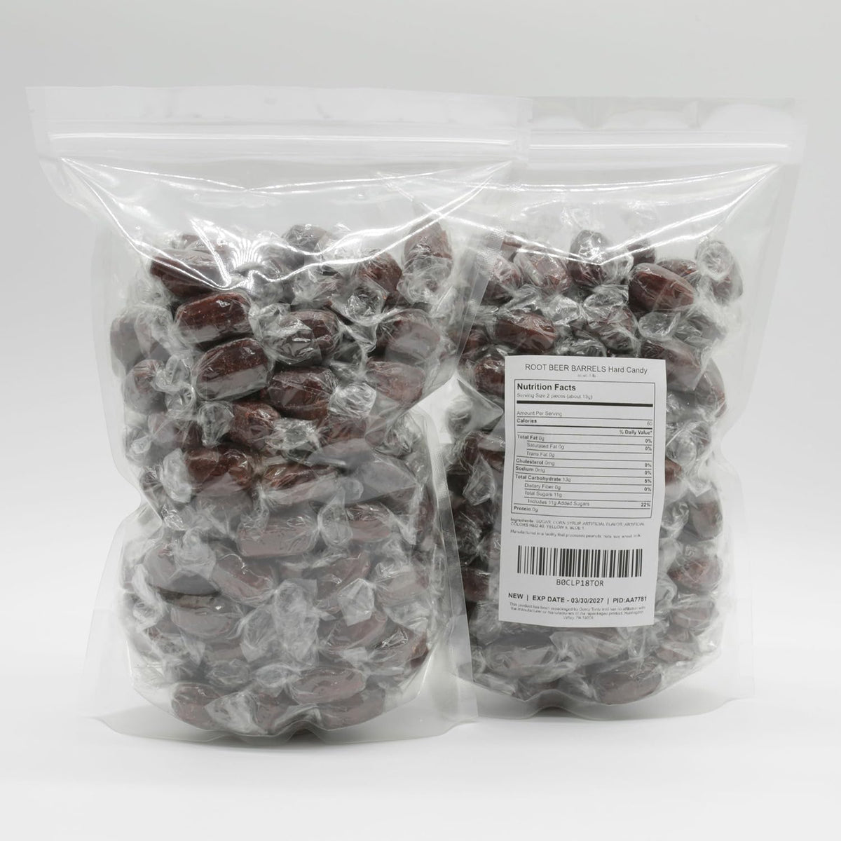 Donty-Tonty ROOT BEER BARRELS Hard Candy 5 lb – Bulk Root Beer Candy, Original Flavor