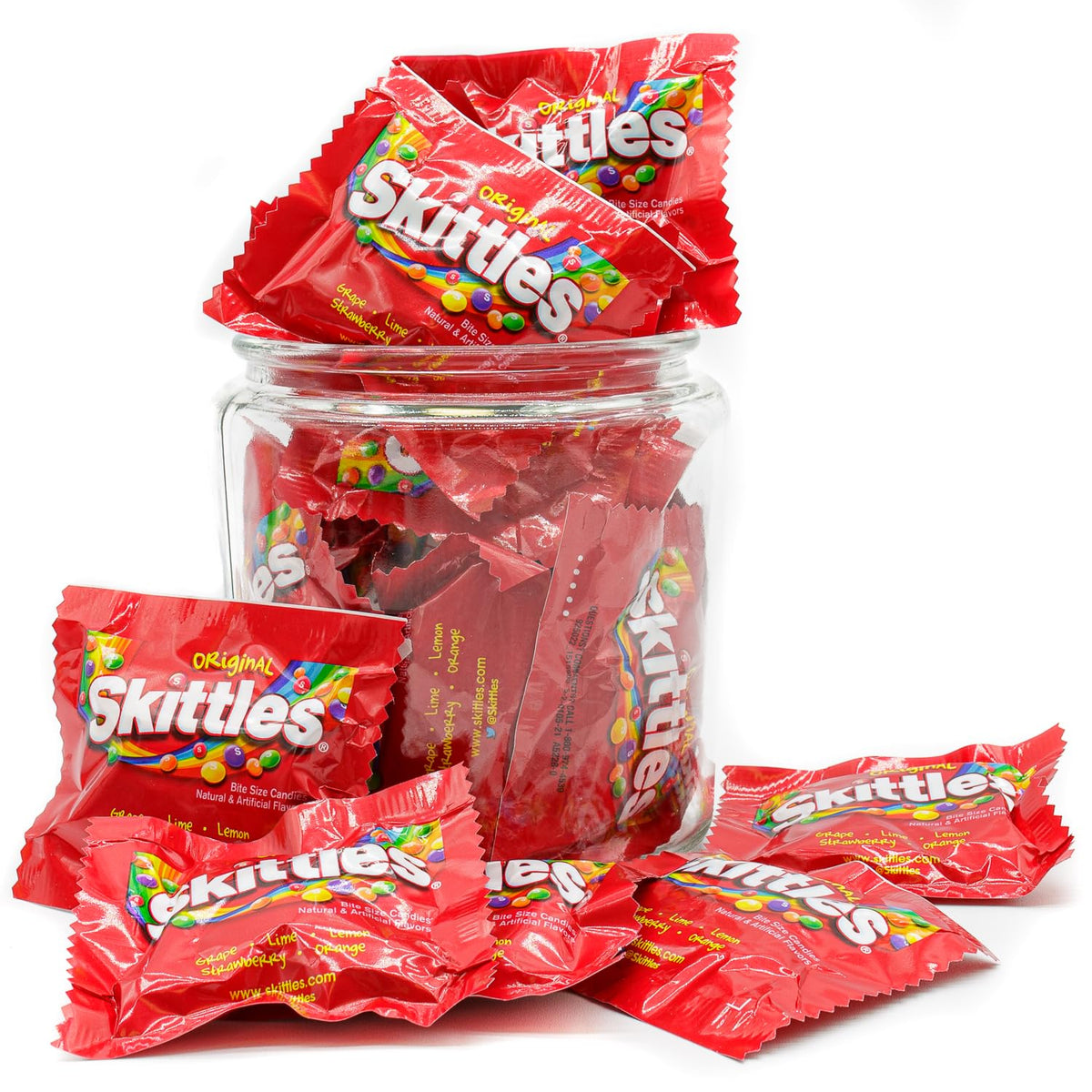 Donty-Tonty Skittles Original Fun Size Bulk Bag – 48oz Assorted Fruit Flavors