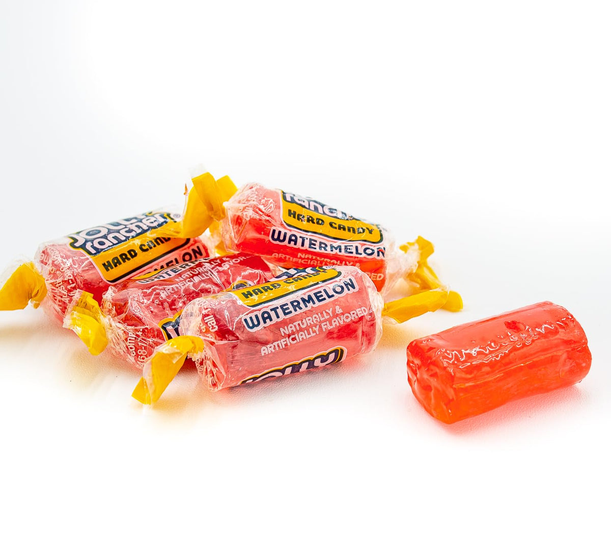 Donty-Tonty WATERMELON Hard Candy Original Flavor – 2 lb Bulk, 148 Wrapped Pieces