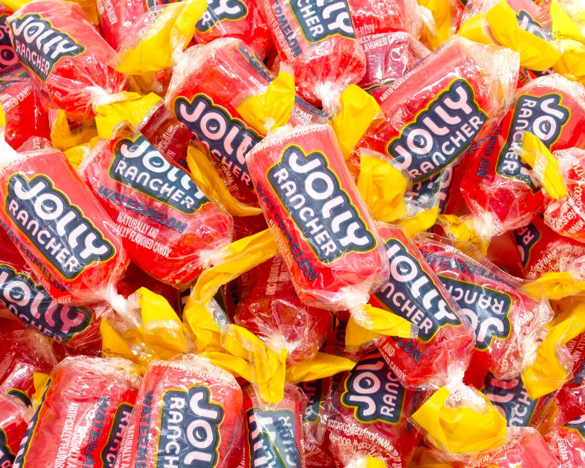 Donty-Tonty WATERMELON Hard Candy Original Flavor – 2 lb Bulk, 148 Wrapped Pieces