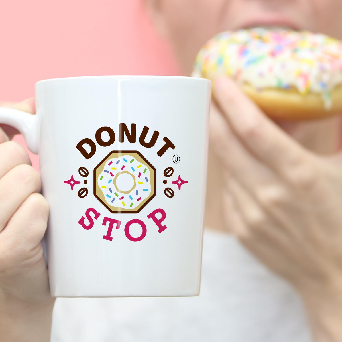 Donut Stop Flavored Coffee Pods – 40-Count Assorted Flavors, Keurig 2.0 Compatible