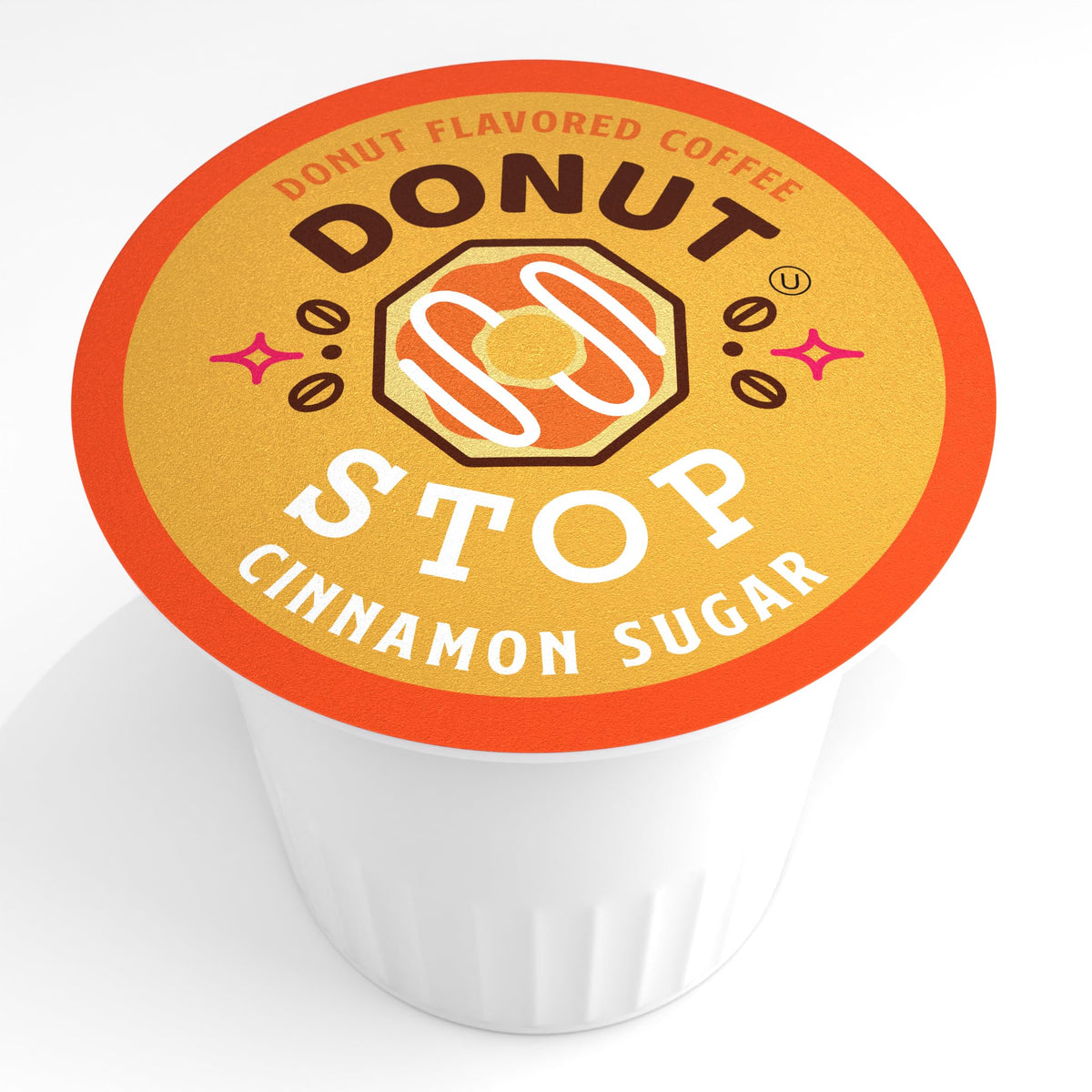 Donut Stop Cinnamon Sugar Coffee Pods – Keurig 2.0 Compatible, 40 Count