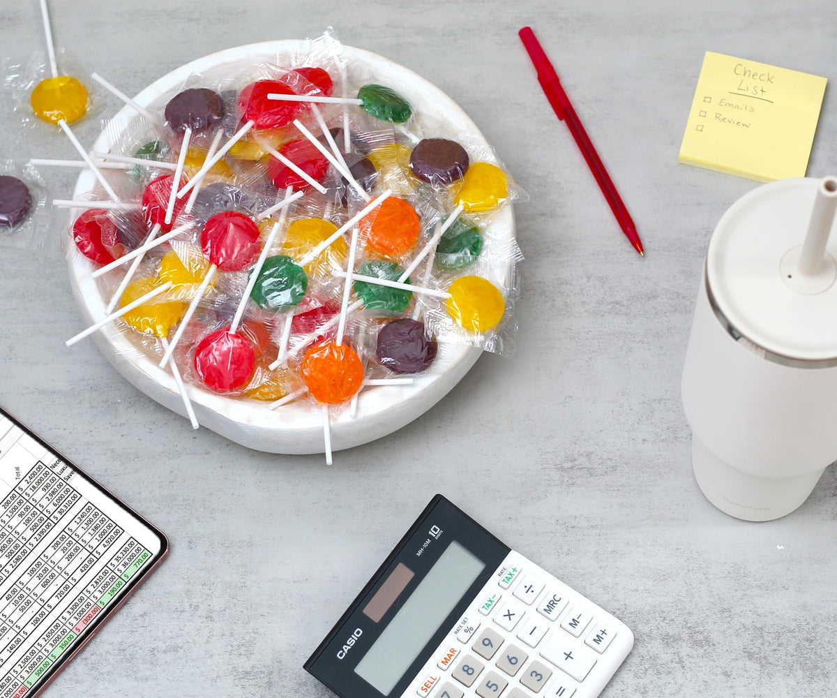 Dooboe Classic Lollipops Bulk – 18 lb Bag, ~720 Pieces, Assorted Fruit Flavors