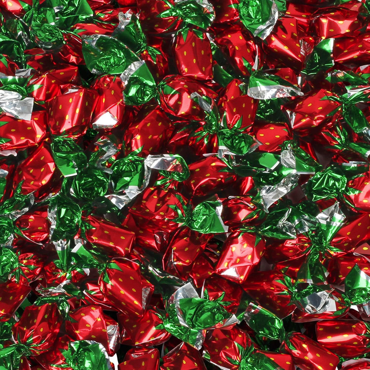 Dooboe Strawberry Hard Candy – 6 lb Bulk, Strawberry-Filled Bon Bons, Individually Wrapped