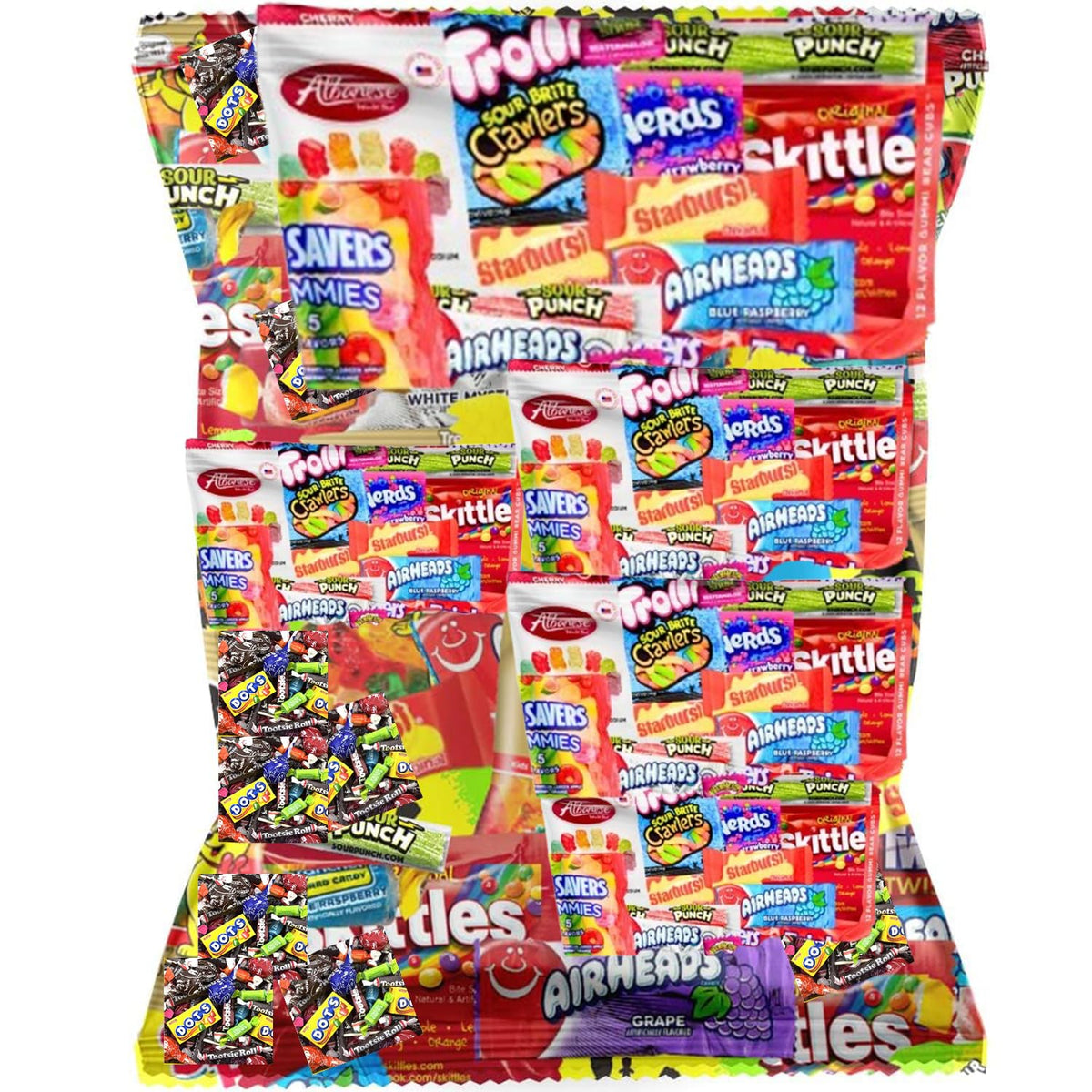 Doomi Bulk Assorted Fruit Candy 32 oz Variety Pack – Starburst, Skittles, Swedish Fish & More