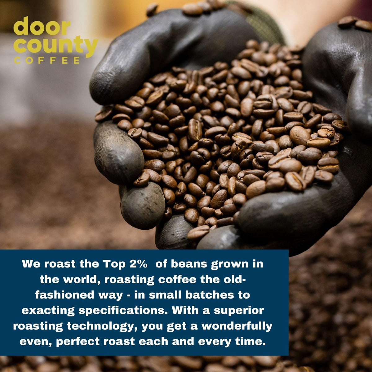 Door County Coffee Decaf Flavored Sampler Pack – 10 Full-Pot Bags, 100% Arabica