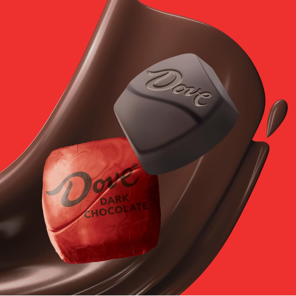 Dove Promises Dark Chocolate Mother's Day Candy Variety Bag – 38.9 oz, 136 Count Bulk