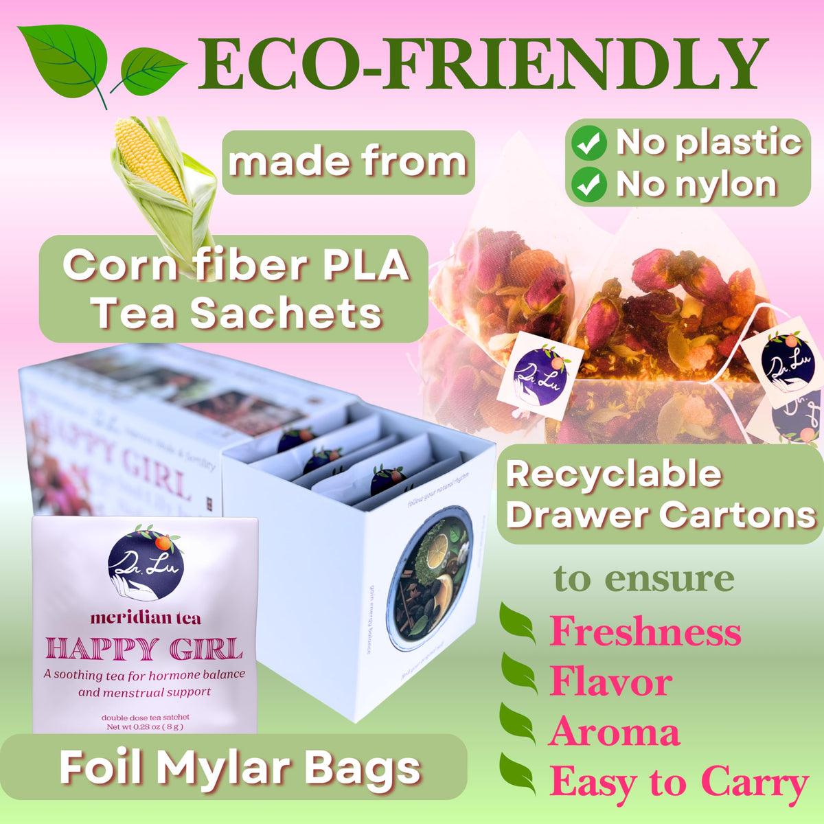 Dr. Lu's Happy Girl Tea — Hormone Balance & Menstrual Support