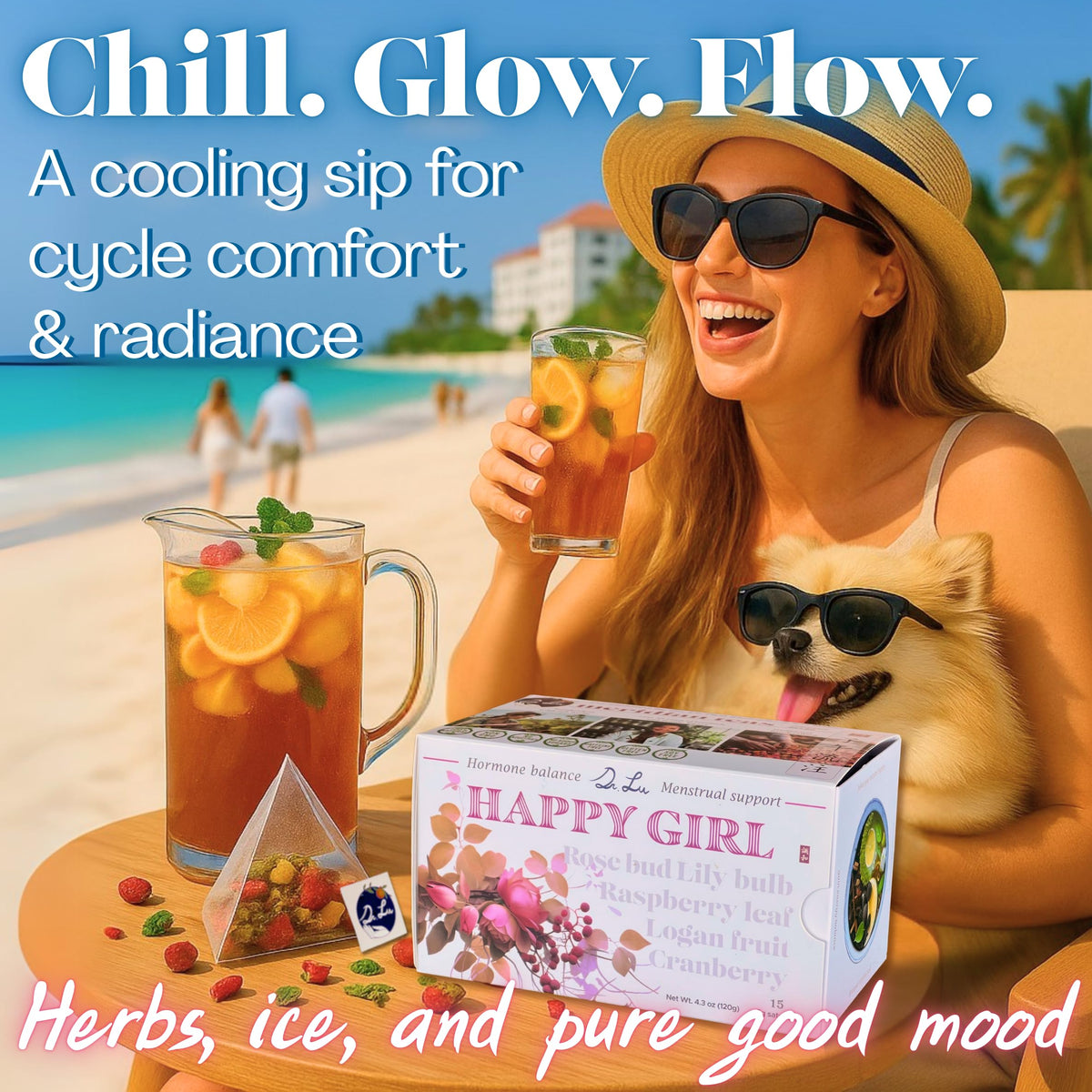 Dr. Lu's Happy Girl Tea — Hormone Balance & Menstrual Support
