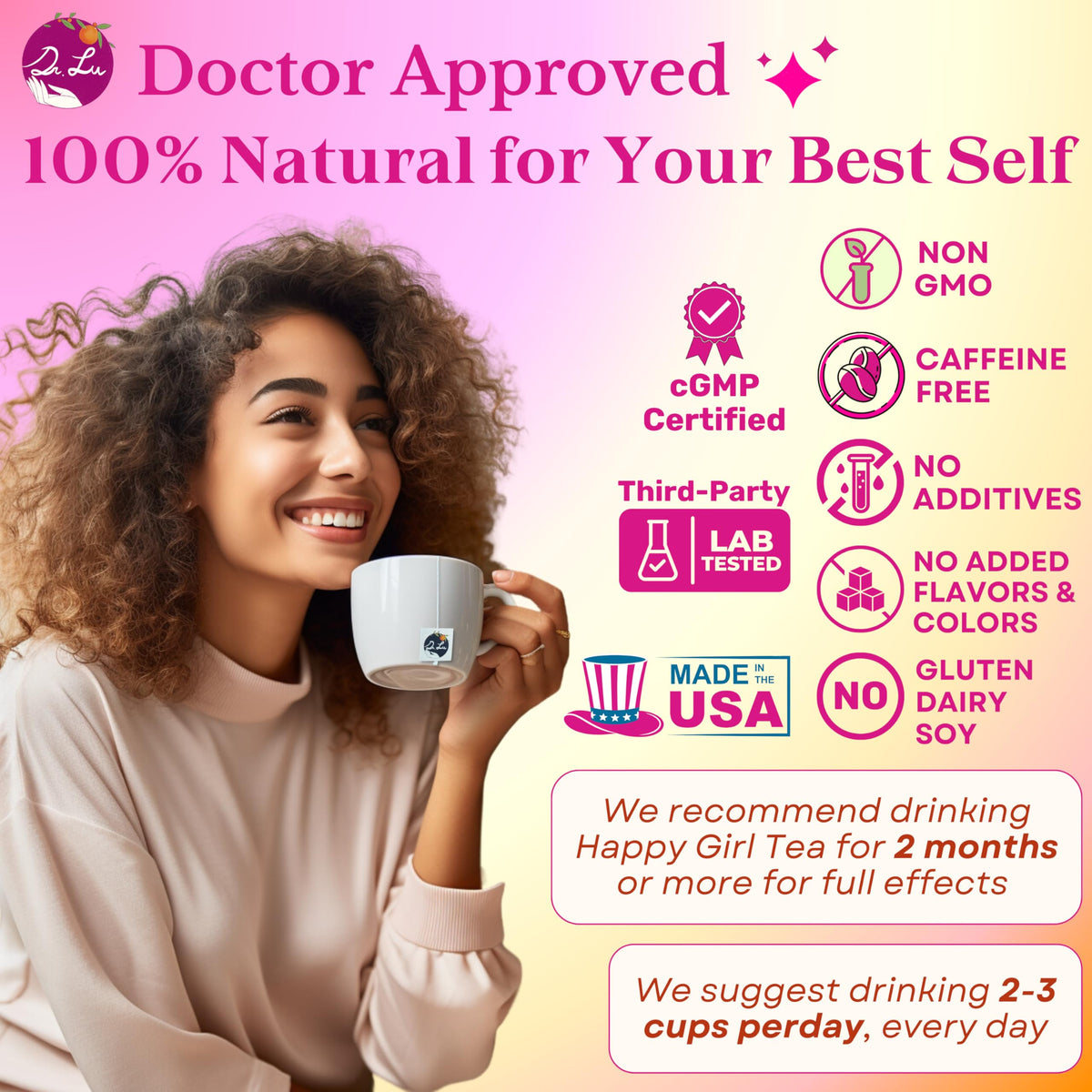 Dr. Lu's Happy Girl Tea — Hormone Balance & Menstrual Support