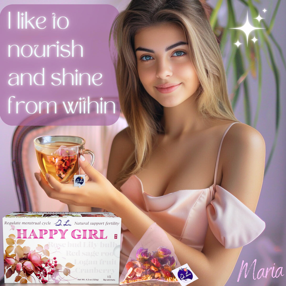 Dr. Lu's Happy Girl Tea — Hormone Balance & Menstrual Support