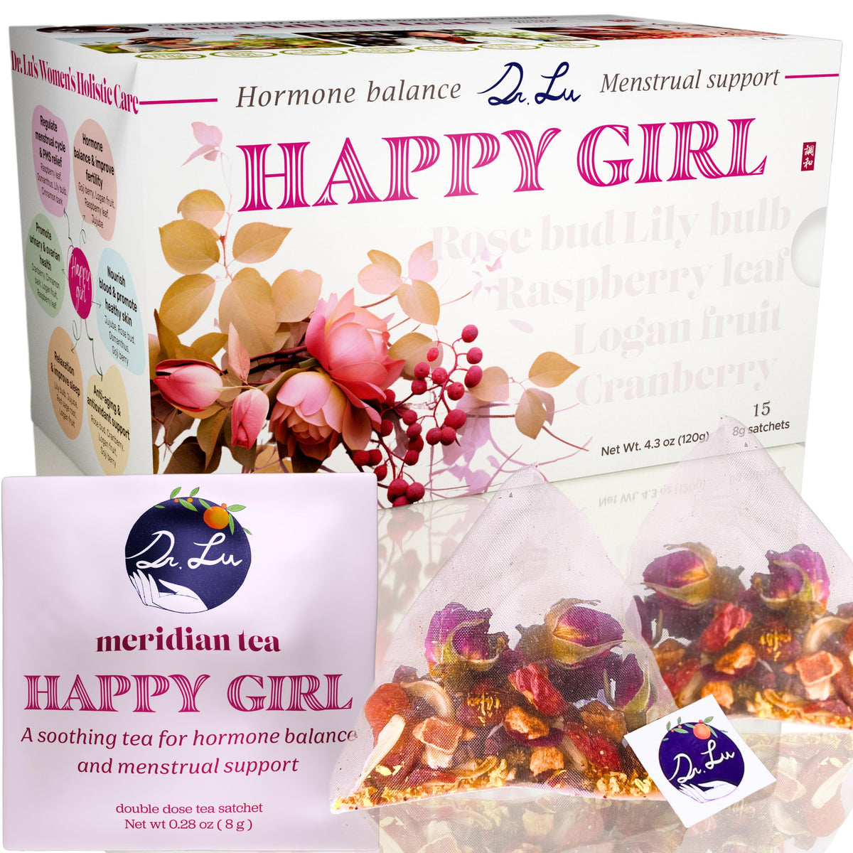 Dr. Lu's Happy Girl Tea — Hormone Balance & Menstrual Support