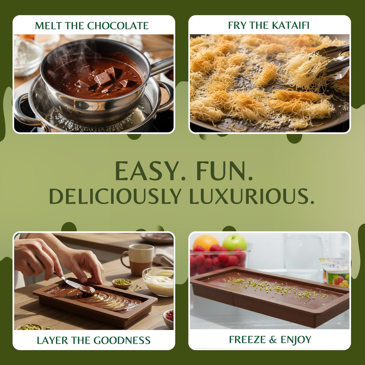 Dubai Chocolate Bar Kit Master – Make Premium Dubai-Style Bars at Home
