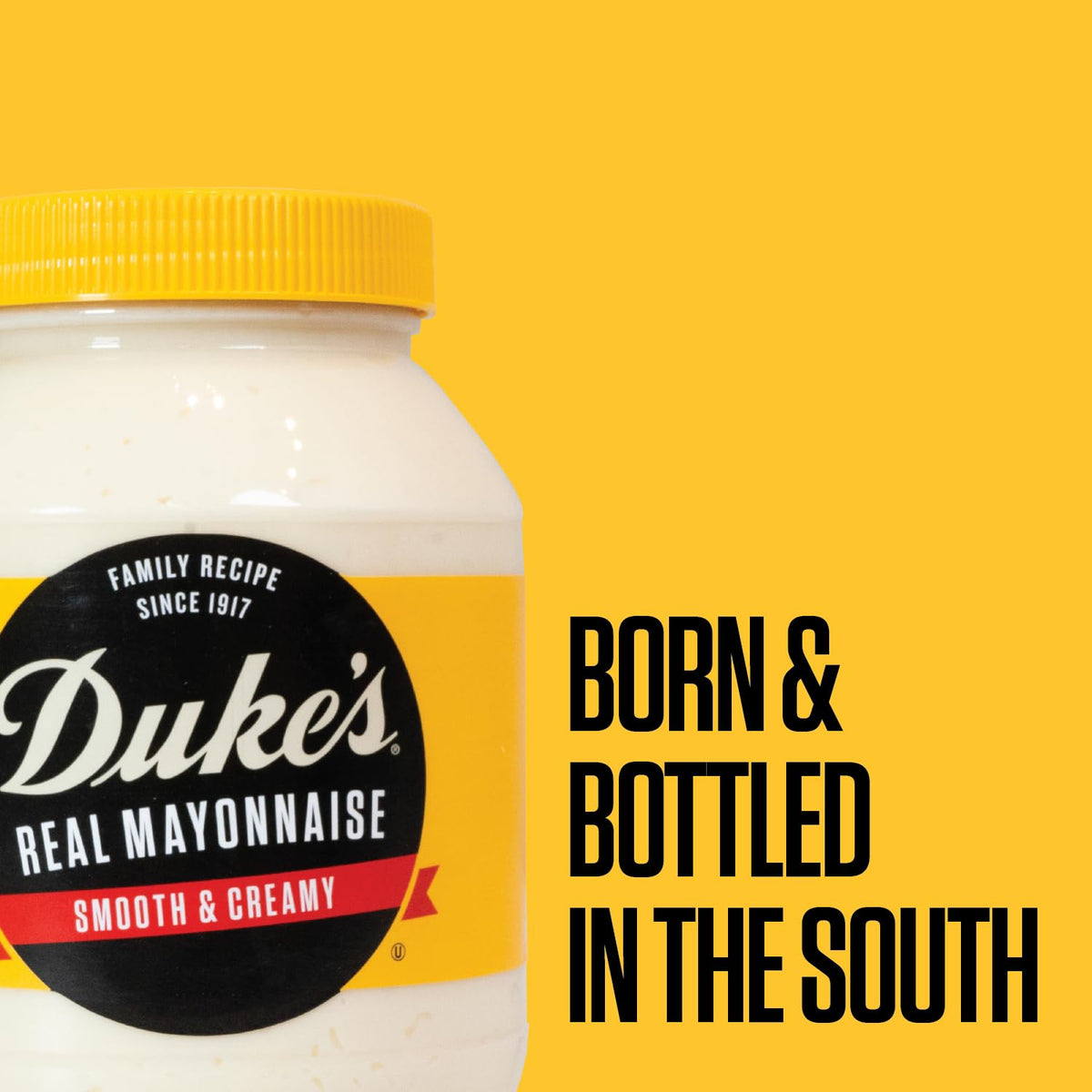 Duke's Real Mayonnaise Jar – Original Smooth & Creamy Taste, 30 oz Pack of 6