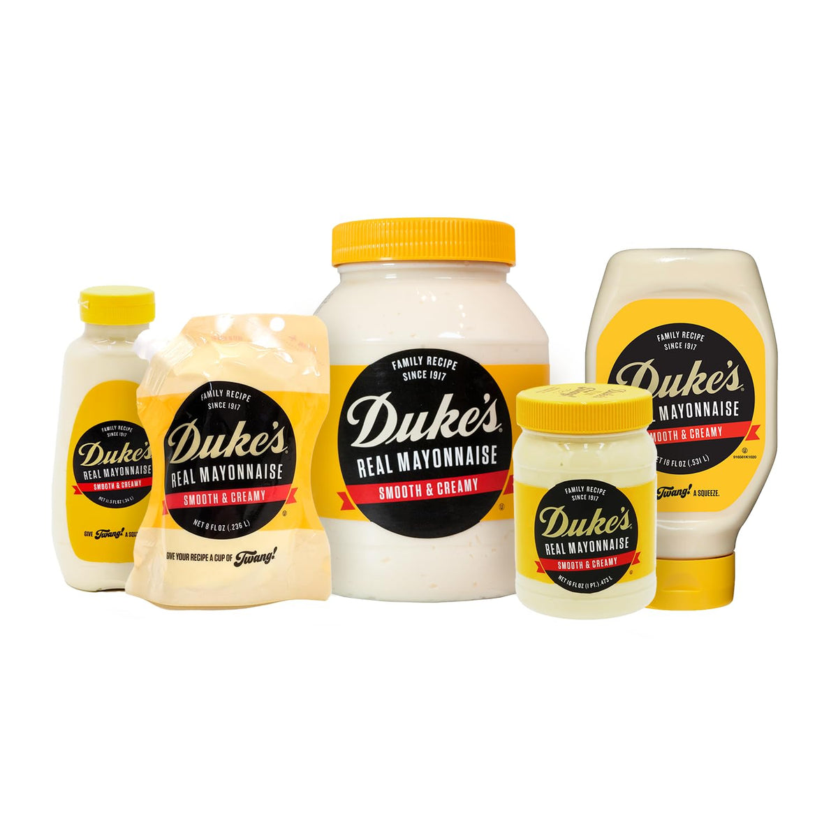 Duke's Real Mayonnaise Jar – Original Smooth & Creamy Taste, 30 oz Pack of 6