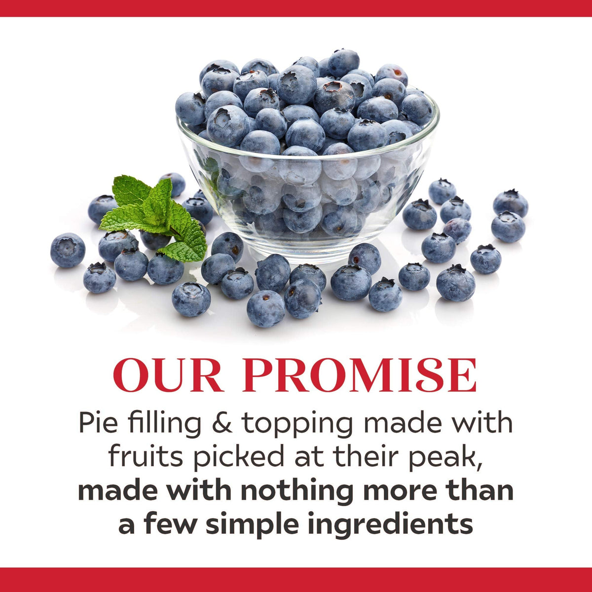 Duncan Hines Comstock Blueberry Pie Filling & Topping – 21 oz (Pack of 8)