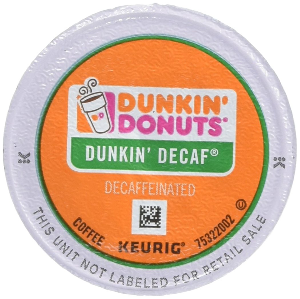 Dunkin Donuts 0846 Decaf K-Cup Pods, 24-Box