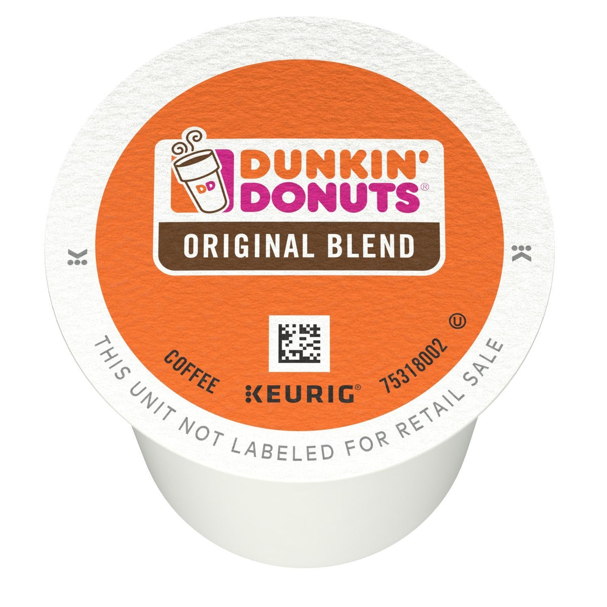 Dunkin' Donuts Original Blend Medium Roast Coffee K-Cups, 32 Count for Keurig