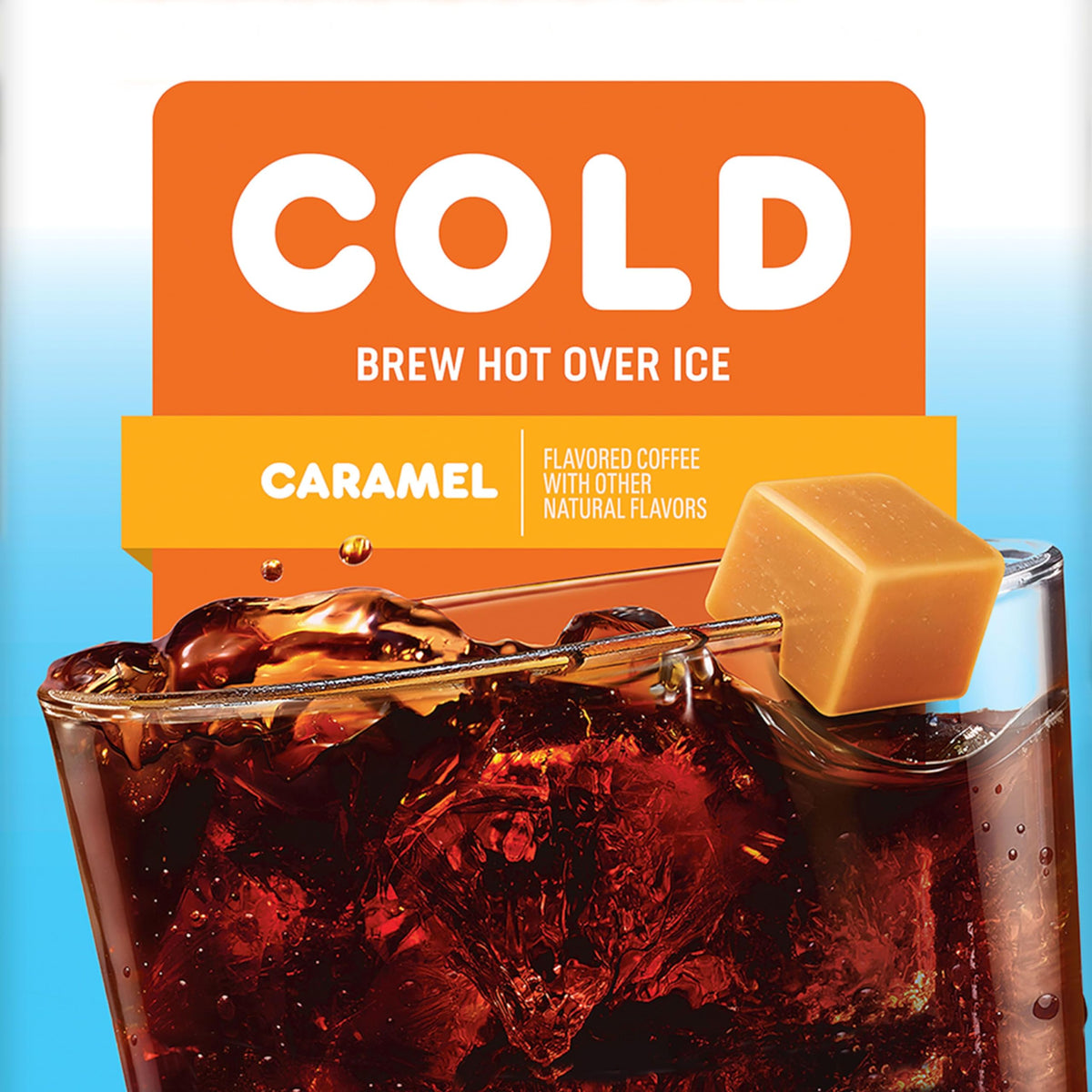 Dunkin' Cold Caramel Flavored Coffee K-Cups | 60 Pods for Iced Coffee