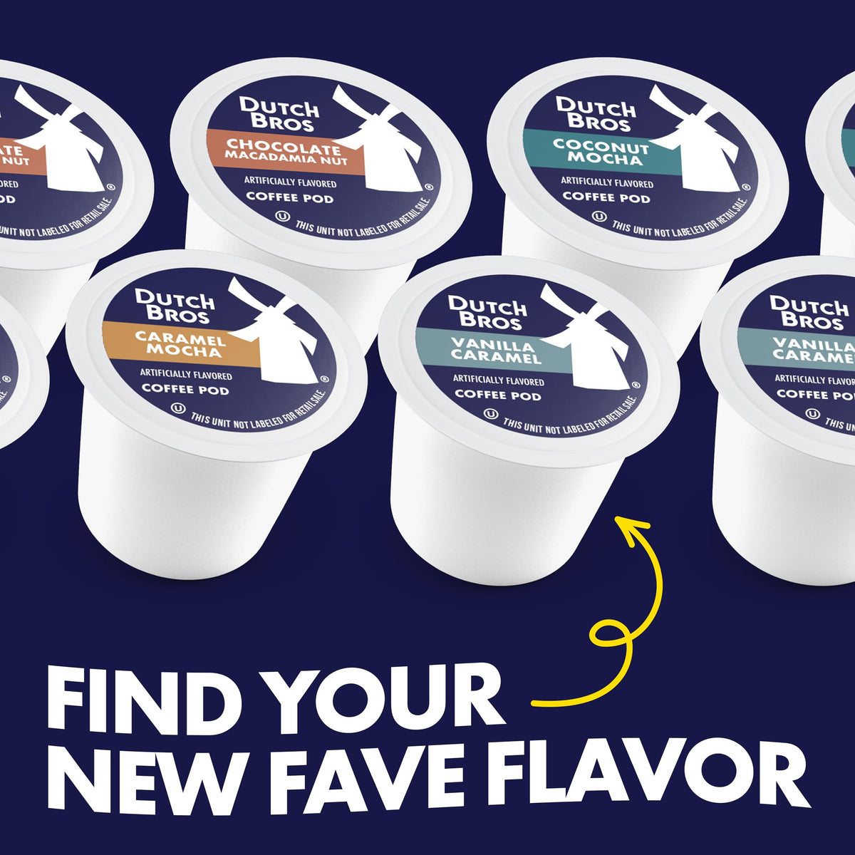 Dutch Bros Coffee Variety Pack: Medium & Dark Roast K-Cup Pods, 32 Count