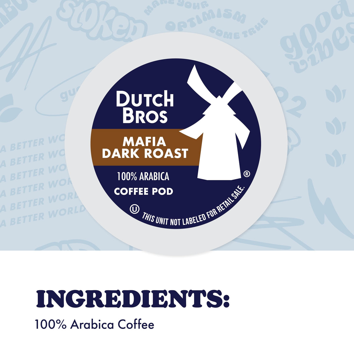 Dutch Bros Mafia Dark Roast Pods – 32-Count Keurig K-Cup Coffee, Bold & Velvety