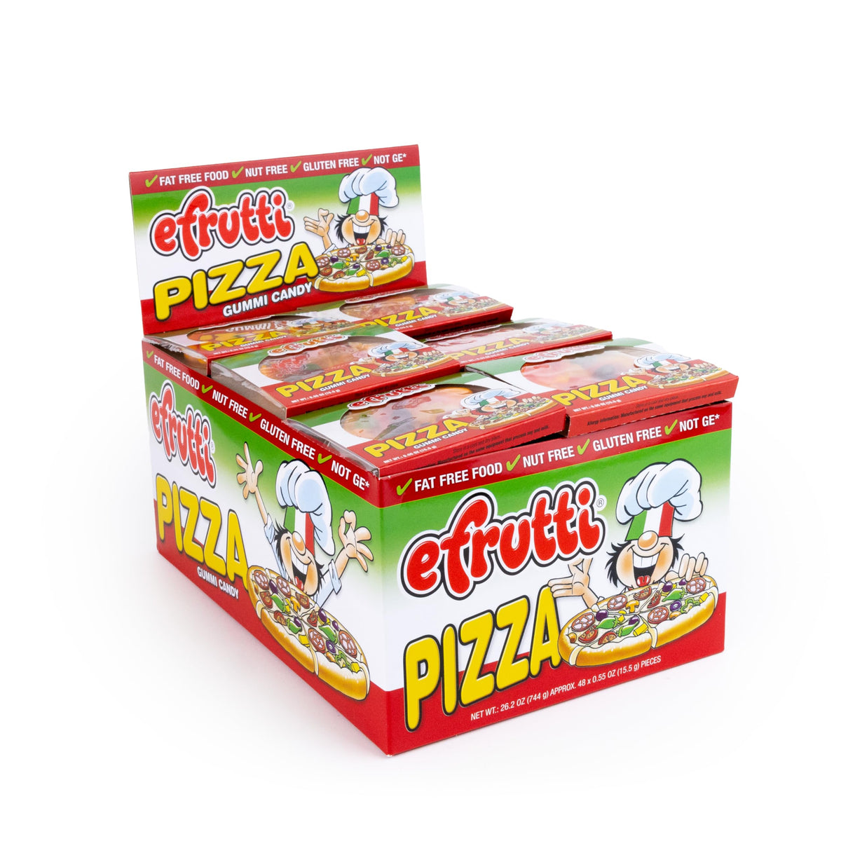 E.Frutti Gummi Candy Pizza - 48-Pack, 0.6 oz Each | Chewy Pizza Minis