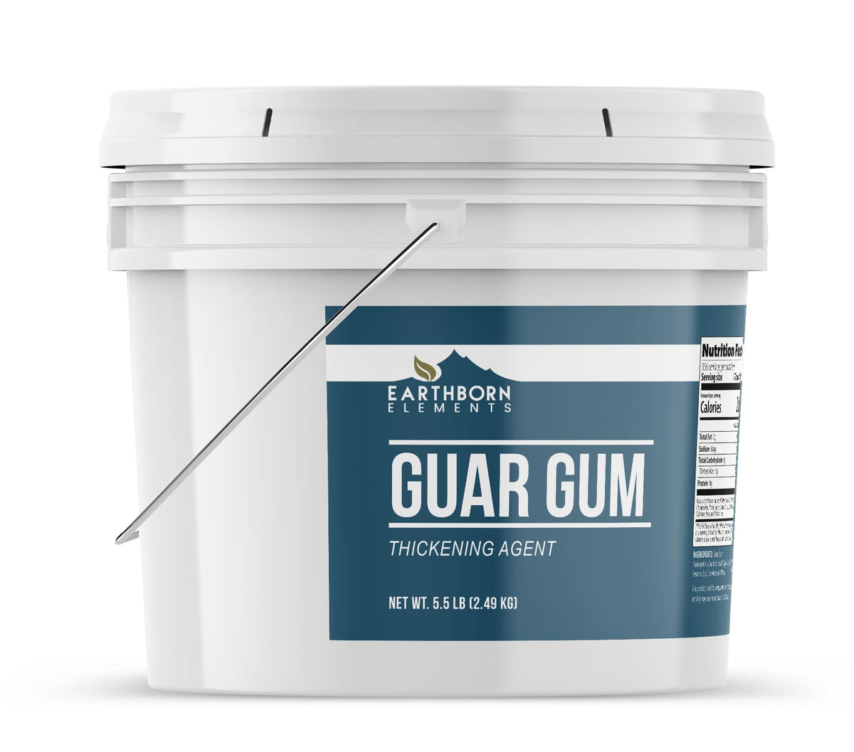 Earthborn Elements Guar Gum Powder – 1 Gallon Gluten-Free Thickener & Binder