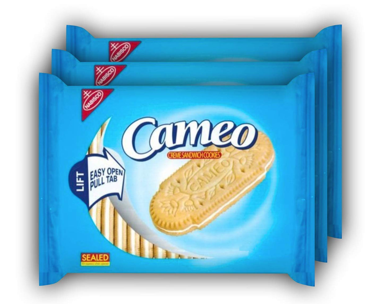 ebaney Cameo Creme Sandwiches Cookies – Pack of 3 (Vanilla Creme)