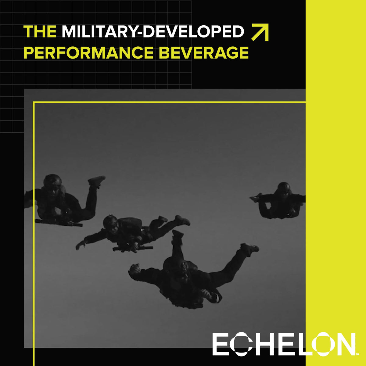 Echelon Pre-Workout Energy Drink – Yuzu Cayenne (12 Pack) | 300mg Caffeine, Focus & Endurance
