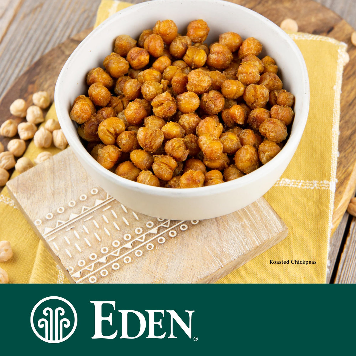Eden Organic Garbanzo Beans (Chickpeas) 15 oz Can — No Salt Added, 12-Pack, Gluten Free, Vegan