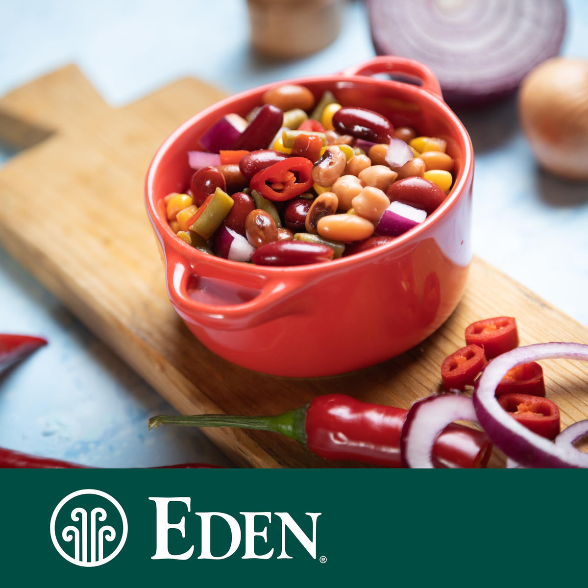 Eden Organic Kidney Beans No Salt Added – 15-Ounce Cans (Pack of 12)