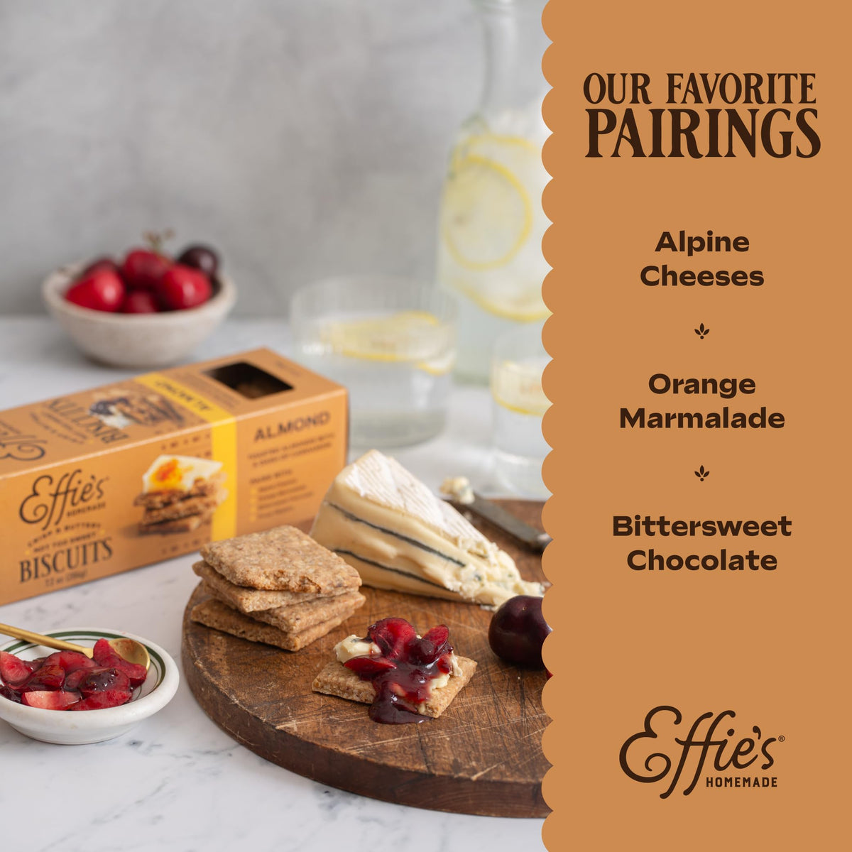 Effie's Homemade Biscuits - Variety Pack: Oatcakes, Walnut & Almond - 3-Pack