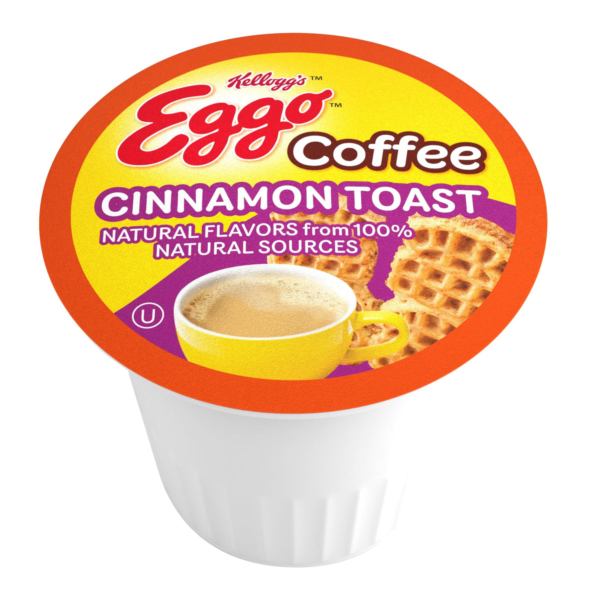 Eggo Beverages Cinnamon Toast Waffle Flavored Coffee Pods – 40 Count, Fair Trade, Keurig K-Cup Compatible